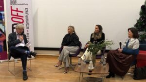 Steven-Barnett-with-panel-at-Leveson-Lecture